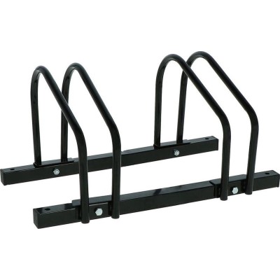 Stevig Fietsenrek voor 2 Fietsen - Zwart